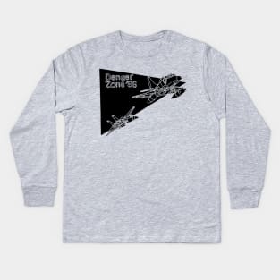 Danger Zone '86 Kids Long Sleeve T-Shirt